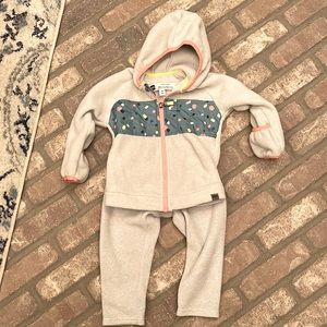 Fleece pants and jacket